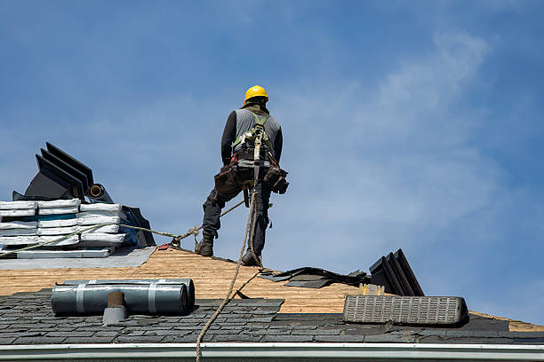 Professional Roof Replacement technician working in Custer, SD